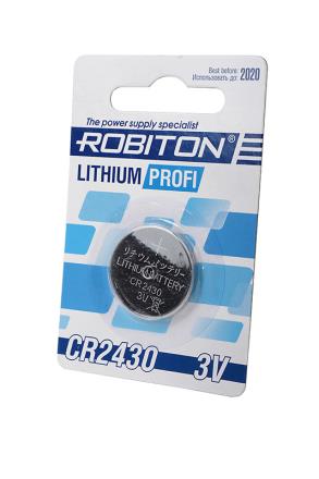 Батарейка CR2430 Элемент питания ROBITON PROFI