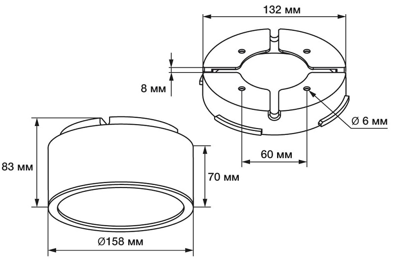 Белый потолочно-настенный громкоговоритель на 7 Ватт. Полоса воспроизводимых частот 80...16500 Герц. Встроенный усилитель D-класса. В комплекте идёт громкоговоритель, потолочная площадка и комплект крепежа для установки на подвесной потолок или на стену.