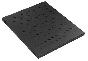 Полка стационарная 19", для шкафов глубиной 600, 370мм, нагрузка 50 кг, черная