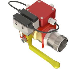 Кран с контролем положения К50 оборудован устройством контроля положения запорной арматуры УКПЗА V4.