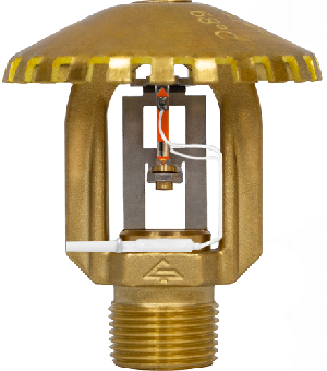 Спринклер повышенной производительности с принудительным пуском, вверх, 57°С, Бронза, К-фактор - 242 (17)