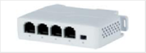 Повторитель POE, 3 POE порта (10/100 Мбит/с), 1 RJ-45 Uplink порт (10/100 Мбит/с), бюджет на порт до 8 Вт, общий бюджет до 25 Вт.