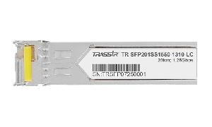 SFP модуль одномодовый, 1 порт LC, скорость передачи данных 1,25Гбит/c, длина волны 1550-1310, дальность передачи данных 20км. - 0°С...70°С.&nbsp;&nbsp;57х14х13. Поддержка - DDM