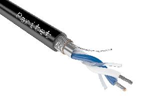 Интерфейсный безгалогенный кабель парной скрутки для интерфейса RS-485 (ModBus, CANbus), управления уличным освещением (DALI, DMX-512) в изоляции из сплошного полиолефина., 1х2х0,6 мм