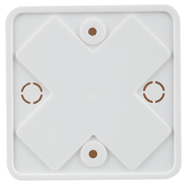 Коробка распаячная КМ41212-01 для открытой проводки безгалогенная (HF) 75х75х20мм белая (6 клемм 6мм2)