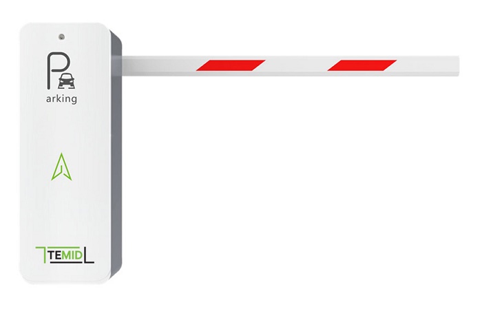 Шлагбаум электромеханический с прямой стрелой 3 м., бесщеточный двигатель,время подъема 1,5 c, 220В (160 Вт),&nbsp;&nbsp;-35 ~ +70 град.С., левый