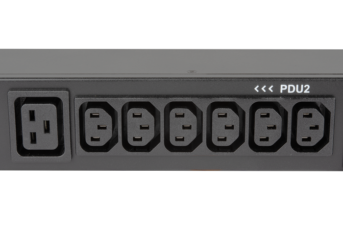 Блок&nbsp;&nbsp;контролируемых электрических розеток TLK, Серия MN (Monitored), вертикальный, 36 розеток C13, 6 розеток C19, макс. нагрузка 16 А (на фазу), шнур питания 3 м., Вилка 3-фазная 16А&nbsp;&nbsp;400В, IEC 60309;, цифровое измерение силы тока на входе, защита 16А, металлический корпус, макс. мощность 12000 Вт (4кВт по каждой фазе), 1778*80*56 мм, цвет черный.