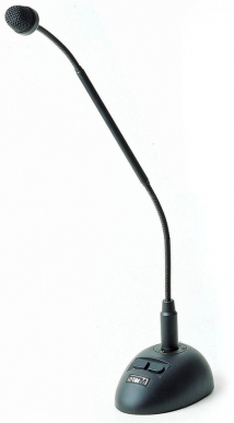 Микрофон Настольный, на гибкой ножке с подставкой, динамический 60~18000 Гц, 400 Ом