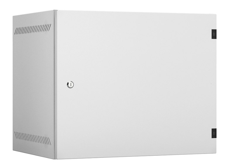 EC-WA-095440-W-M-GY - Настенный шкаф 19", 9U, металлическаяя дверь, Ш540хВ440хГ400мм, 1 пара монтажных направляющих, сварной, серый Настенный шкаф 19", 9U, металлическаяя дверь, Ш540хВ440хГ400мм, 1 пара монтажных направляющих, сварной, серый