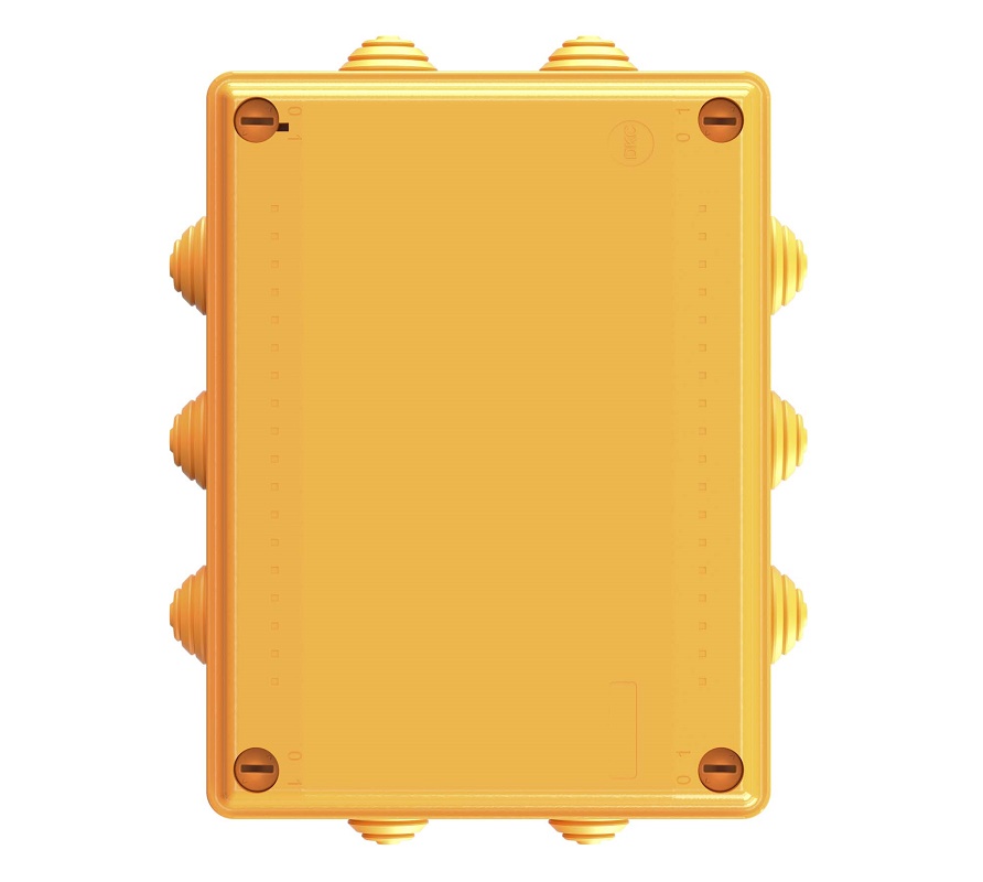 Коробка пластиковая FS с кабельными вводами и клеммниками, IP55, 150х110х70 мм, 5р, 450V, 30A, 16 мм2