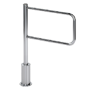 Калитка с электрической и магнитной разблокировкой. Левая. Шлифованная нерж. сталь; магнитный ключ;&nbsp;&nbsp;Н=1000 мм; створка поворотная 600 мм