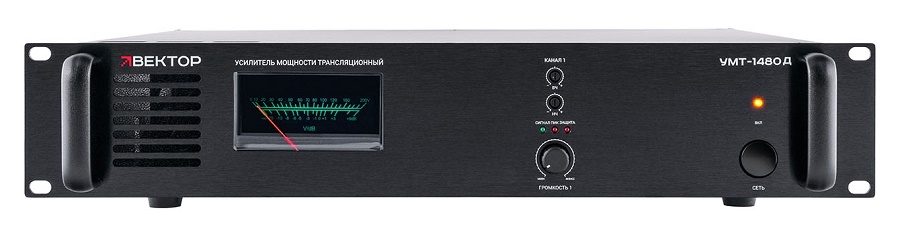 Усилитель мощности класса "D" 480 Вт 100 В, 70 В. Линейные вход /выходы, (разъем тип Phoenix). Индикация режимов работы усилителя. Регулировка уровня выходного сигнала, регулировка НЧ/ВЧ, многоступенчатая защита. 220-230 В/50-60 Гц. 2U