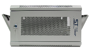 Настенный шкаф 19, 6U, Тип двери: Металлическая перфорированная, Высота: 300 мм, Глубина: 400 мм, Ширина: 530 мм, Статическая нагрузка: 90 (стена), 300 (опоры) кг, Цвет: Серый, IP20, Климатическое исполнение: УЗ, 1 полка в комплекте