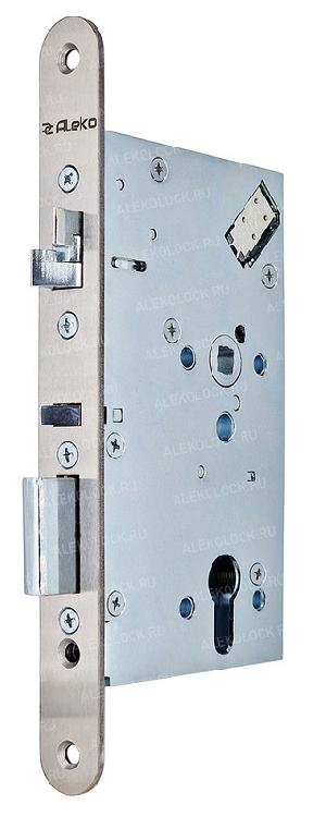 Электромеханический замок, режимы НО или НЗ, выход ригеля 20мм, бэксет 65мм, встроенные датчики положения (ручки, ригеля, цилиндра, язычка) 12В/24В, -10...+40 °C, IP54 , корпус 235х24х98мм, ответная планка в комплекте.