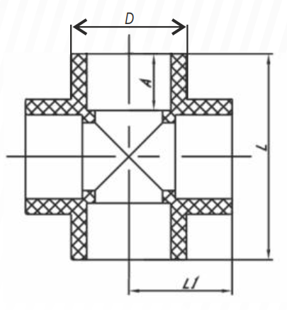 Крестовина ПП D20