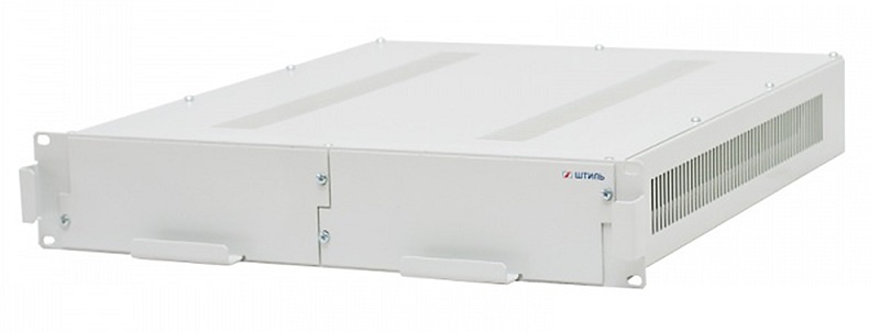 Батарейный модуль для работы с ИБП SR1106L, SR1110L, SR3110L для установки в 19" стойку, 2U; U-батарей 192 В, 16 батареи 12 В 9 А·ч, суммарная ёмкость 9 А·ч; разъём подключения к ИБП TD50A; t-раб.+20…+25°С, 89×483×700 мм