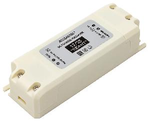 Источник стабилизированного питания, 12V / 2.5A, пластик, без сетевого кабеля, клеммные колодки "под винт", 120х42х27 мм. 108 г