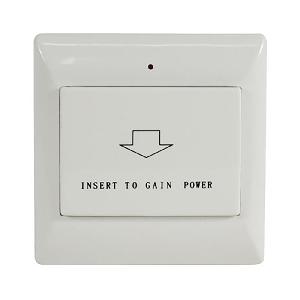 Переключатель энергосбережения для гостиниц под RFID Mifare. AC220V / AC110V,1-1.6Вт.,задержка 12сек.,86x86x44 мм.