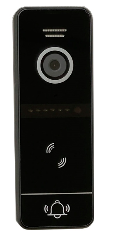 Вызывная панель в/домофона, (чёрный), AHD 2Mpx, 1080P/720P/CVBS (переключение), на одного абонента. 