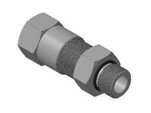 Кабельный ввод для бронированного кабеля с уплотнением внутренней оболочки кабеля резьбой М20х1,5 мм, внешним диаметром кабеля D= 11-15 мм и проходным диаметром кабеля d= 6-10 мм, Оцинкованная сталь