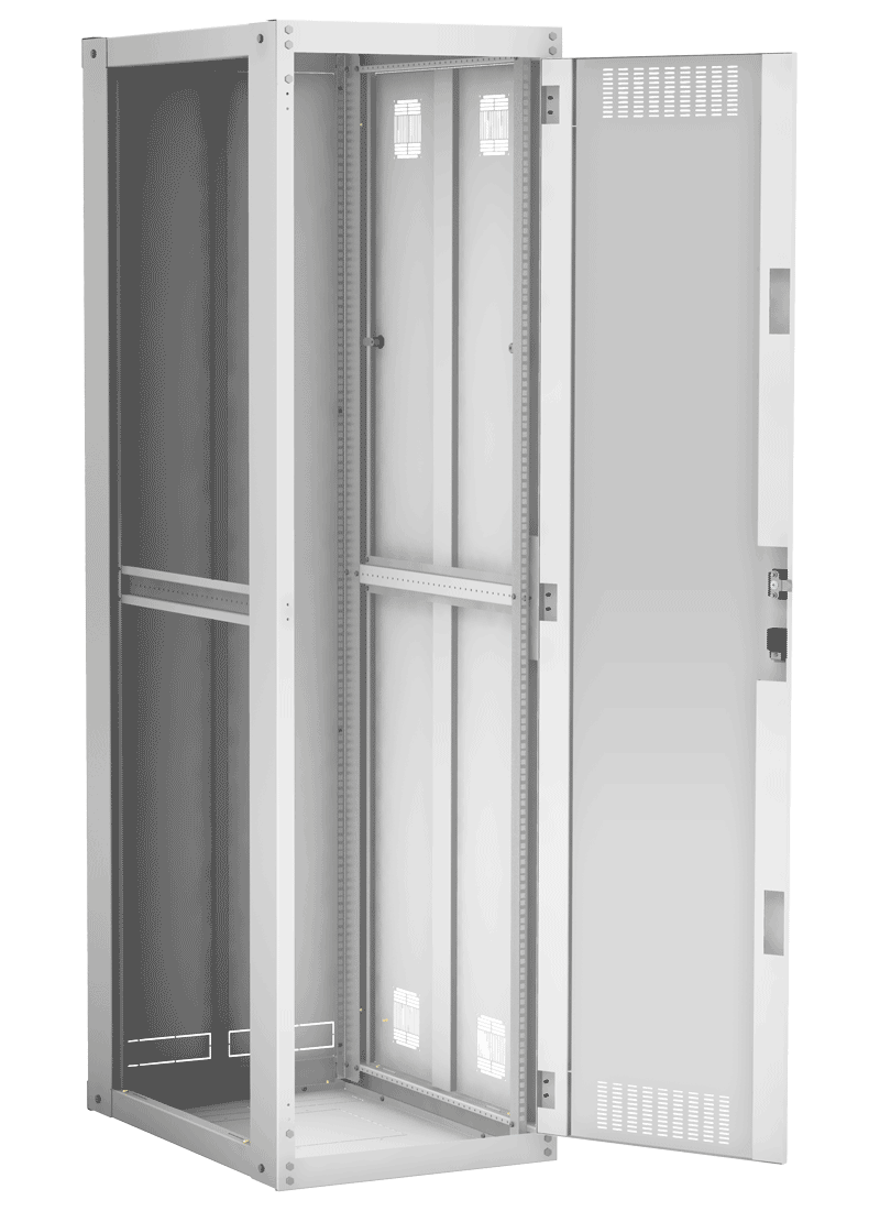 EC-FZ-426080-MMM-GY - Напольный шкаф 19", 42U, металлическая дверь, цельнометаллические стенки, Ш600хВ2042хГ800мм, в разобранном виде, серый Напольный шкаф 19", 42U, металлическая дверь, цельнометаллические стенки, Ш600хВ2042хГ800мм, в разобранном виде, серый