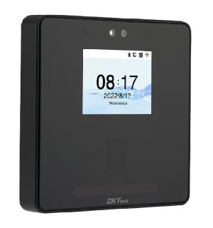 Терминал с идентификацией по лицу: распознавания лиц, отпечатков пальца, считыватель MF. Память шаблонов лиц 10000, память RFID карт 10 000. Интерфейсы: TCP/IP, USB-Host, Wiegand вход/выход.