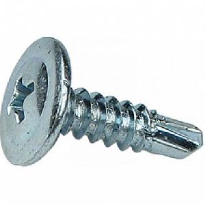 Саморез 4,2х25 с прессшайбой, Сверло, цинк (250 шт/уп) Промрукав