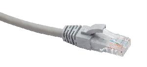 Патч-корд U/UTP Кат.6, LSZH нг(А)-HF 10,0 м, серый