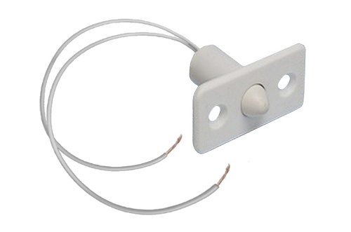 Извещатель охранный точечный, кнопочный, магнитоконтактный. Врезной 12мм