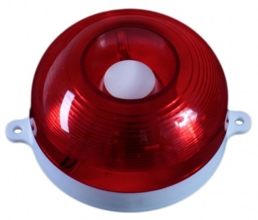 Комбинированный светозвуковой оповещатель, 24В, свет-25мА, звук-50мА,105дБ, пластиковый корпус