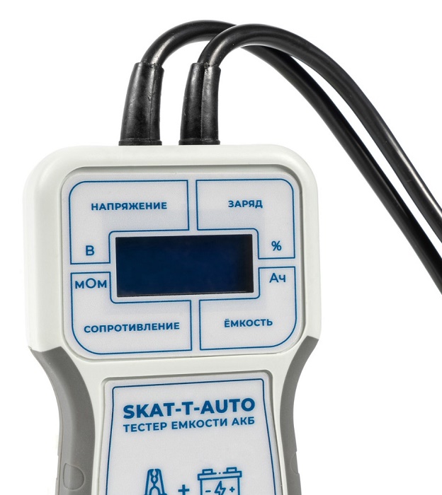 Автоматический тестер контроля ёмкости АКБ 12В ёмкостью от 1,2 до 120 Ач
