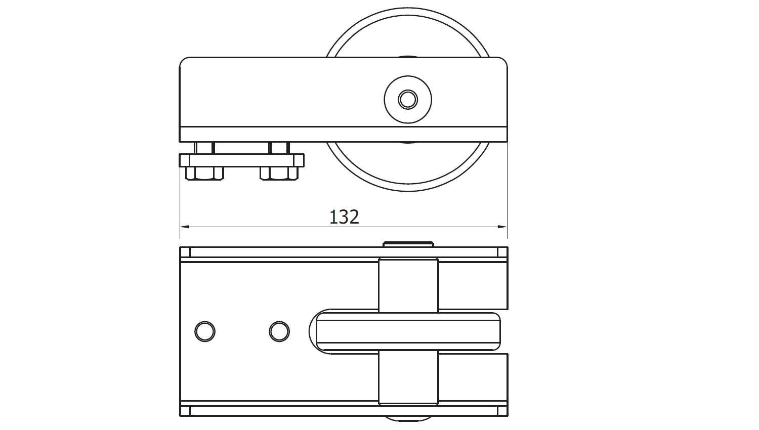 Ролик концевой M