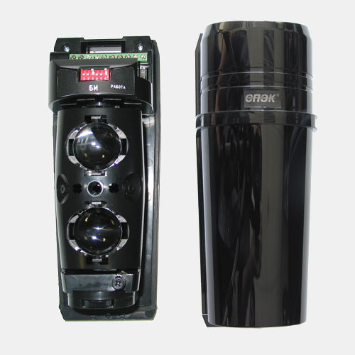 ИК линейный извещатель с рабочей дальностью действия до 75 м на открытых площадках, двухлучевой (два синхронизированных ИК луча в вертикальной плоскости), 4 рабочие частоты.&nbsp;&nbsp;Питание 10,2 … 30 В DC, 120 мА. -40...+55 С.