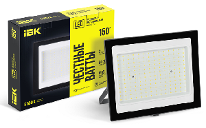 Прожектор СДО 06-150 светодиодный черный IP65 6500K