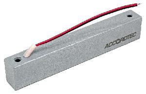 Замок электромагнитный 12V DC, не более 0,4 A, усилие 100 кг,&nbsp;&nbsp;180x33x23. Вес 0.6 кг. (в комплекте планка), Влагозащита IP67. Цвет серебряный металлик