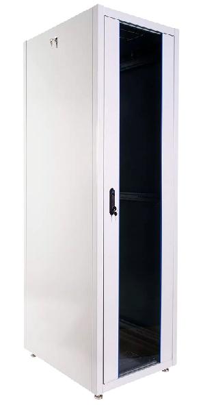 Шкаф телекоммуникационный напольный ЭКОНОМ 48U (800 × 800) дверь стекло, дверь металл