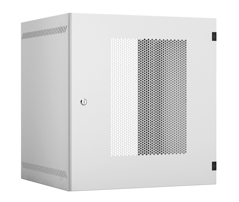 EC-WA-125450-W-P-GY - Настенный шкаф 19", 12U, перфорированная дверь, Ш540хВ573хГ500мм, 2 пары монтажных направляющих, сварной, серый Настенный шкаф 19", 12U, перфорированная дверь, Ш540хВ573хГ500мм, 2 пары монтажных направляющих, сварной, серый