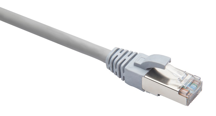 Патч-корд F/UTP Кат.5е, LSZH нг(А)-HF 3,0 м, серый