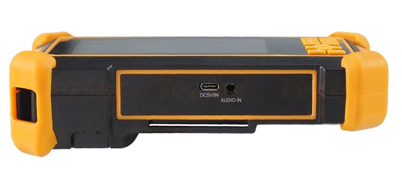 Универсальный 4,3-дюймовый монитор-тестер AHD/CVI/TVI/CVBS-видеосистем. Разрешение 480x272. Поддерживаемые стандарты: 8Mp TVI, 8Mp CVI, 8Mp AHD, RS485. Разъемы: BNC, клеммы(RS485), jack 3,5мм вход, разъем DC (12V/1A) выход, USB type C (5V) вход. Батарея Li-ion 3,7V 4000mAh, 162x107х42мм, Вес: 0,4кг.  от 0°С до 50°С.
