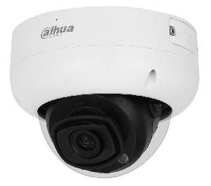 Уличная купольная IP-видеокамера с ИИ, 5Мп; 1/2.7” CMOS; объектив 2.8мм; механический ИК-фильтр; WDR(120дБ); чувствительность 0.0009лк@F1.6; сжатие: H.265+, H.265, H.264+, H.264, MJPEG; 4 потока до 5Мп@25к/с; видеоаналитика: SMD 3.0 (интеллектуальный детектор движения), AI SSA (Автоматическая адаптация сцены), детектор лиц, охрана периметра, подсчет людей, тепловая карта; ИК-подсветка до 50м; тревожные вх/вых: 1/1; аудиовх/вых: встроенный микрофон, 1/1; MicroSD до 512Гбайт; защита: IP67, IK10; питание: 12В(DC), PoE, ePoE; корпус: металл