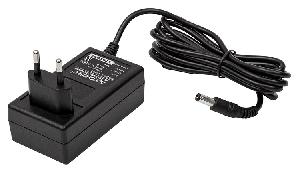 Источник стабилизированного питания Uвх=110-240V AC, Разъем для подключения нагрузки 5.5×2.5 мм. Uвых=12.6V DC, Iвых = 3A (ном.), Цвет корпуса: черный