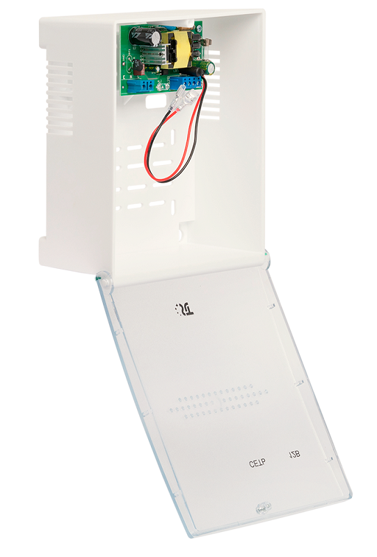 Источник бесперебойного питания в пластиковом корпусе, 13,6В. / 3А. Максимальный ток заряда АКБ 0,7А. (без защиты от глубокого разряда АКБ). Рекомендуемая емкость АКБ 7А*ч.  196х167х87мм. Масса 0,46кг, (прозрачная крышка)