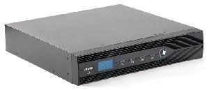 Источник бесперебойного питания 220В,  3000ВА (2700 Вт)  On-Line, синусоидальная форма выходного напряжения, световая и звуковая индикация режимов работы, Количество выходных разъемов - IEC C13 - 8 шт. необходимое кол-во АКБ для работы - 6 шт. (72В),  минимальная требуемая ёмкость 40...120 Ач. Ток заряда АКБ - 10 А, функция EPO - дистанционное отключение.