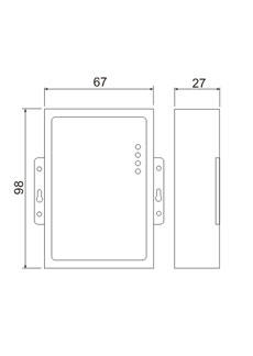Конвертер с гальванической развязкой Ethernet / RS-485 x2