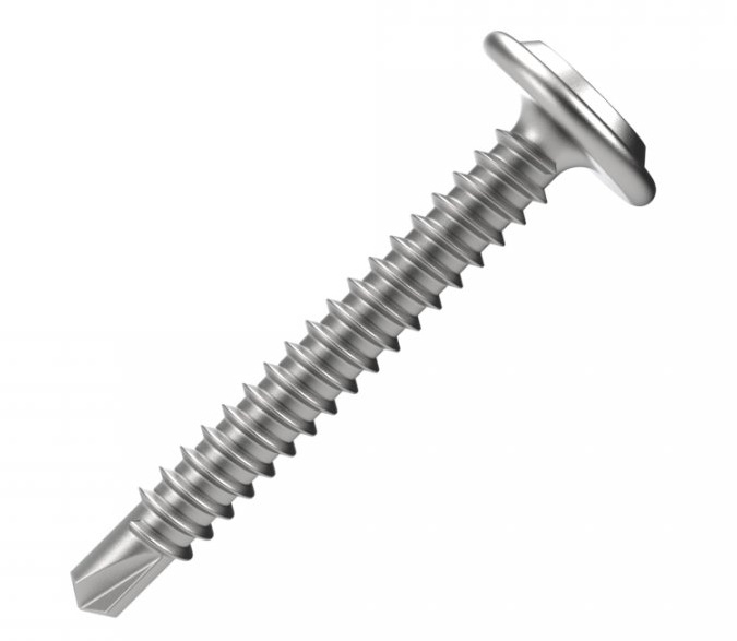 Саморез с прессшайбой сверло усиленный ГОСТ 4,2х38 (500 шт/уп)