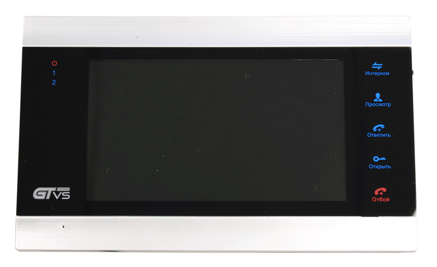 Монитор видеодомофона 7", серебристый. 1080P/ 720P/ 960H, AHD/ CVI/ TVI/ CVBS, PAL/NTSC. Hands-Free, 7-дюймовый LCD экран, разрешение экрана 1980х1024, акриловая панель, сенсорные кнопки, детектор движения, часы, автоответчик, режим фоторамки. Поддержка до 6 мониторов в параллель + 2 вызывных&nbsp;&nbsp;панели&nbsp;&nbsp;+ 2 камеры + 2 датчика (НО/НЗ), дополнительное реле (НО/НЗ) управления дверью в мониторе, запись видео или фото на micro SD карту (от 2Gb до 128Gb Class 10) при тревоге детектора движения или&nbsp;&nbsp;датчика. ТВ-выход. Каждой вызывной&nbsp;&nbsp;панели&nbsp;&nbsp;можно установить различные мелодии.