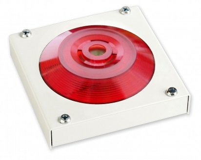 Маяк-24-КПМ1 НИ -  Комбинированный светозвуковой оповещатель 24В, IP55, 20/20мА, 105дБ, 100х100х35мм  Комбинированный светозвуковой оповещатель 24В, IP55, 20/20мА, 105дБ, 100х100х35мм