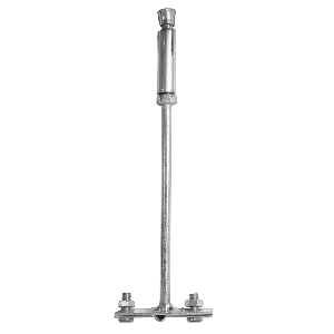 Т-образная стойка для крепления термокабеля с дюбелем, высота 100мм, цена за 10 шт.