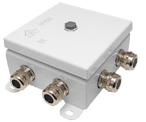 Коробка монтажная общепромышленные, оцинкованная сталь 1,2мм, IP66, 123х123х60 мм, 8 вводов