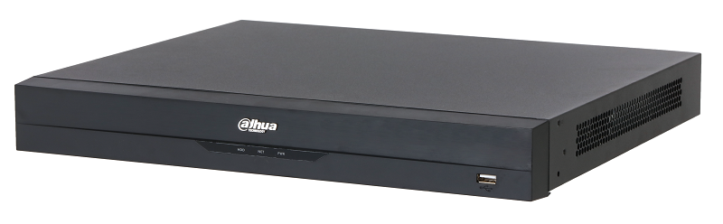 16-канальный IP-видеорегистратор c PoE, 4K, H.265+ и ИИ, Входящий поток до 448Мбит/с; сжатие: H.265+, H.265, H.264+, H.264, MJPEG; разрешение записи до 32Мп; накопители: 2 SATA III до 20Тбайт; воспроизведение: 16кн@5Mp, 2кн@32Мп; видеовыходы: 1 HDMI (8K), 1 VGA; cеть: 1 RJ45 1000Мбит/с, 16 RJ45 100Мбит/с (PoE/PoE+, до 130Вт, поддержка ePoE на 1-8 портах); aудиовх/вых: 1/1; тревожные вх./вых.: 4/2; питание: 100~240В(AC); видеоаналитика: 4кн AcuPick, 4кн детектор лиц и распознавание лиц (12лиц/с), 4кн видео метаданные, 8кн охрана периметра, IVS, 16кн SMD Plus; видеоаналитика с камер: AcuPick, детектор лиц и распознавание лиц, видео метаданные, распознавание номеров ТС, тепловая карта, подсчет людей, интеллектуальный поиск, POS, поддержка тепловизионных (TPC) и мультиматричных камер